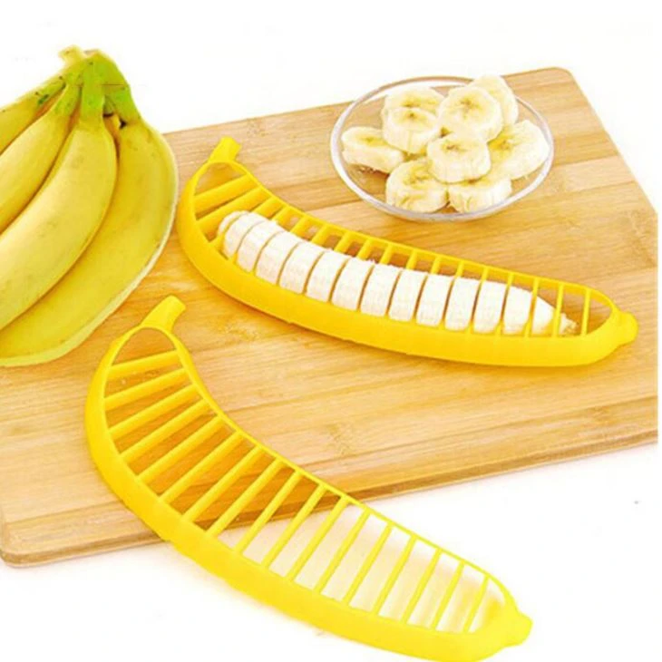 Plastic Banana Slicer Cutter Kitchen Tools Gadgets